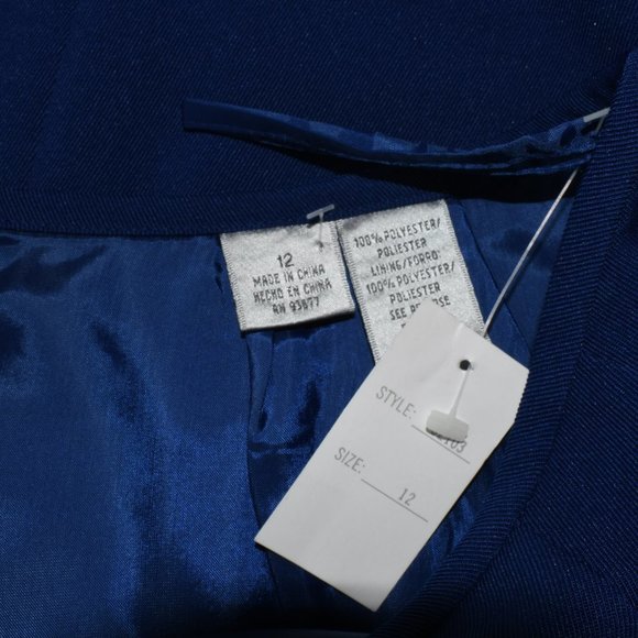 JACQUELINE Ferrar Blue Skirt - Picture 6 of 6